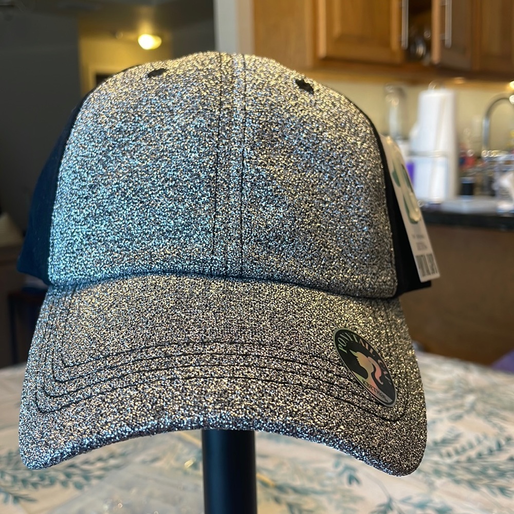 Sparkly Ponytail KB Hat